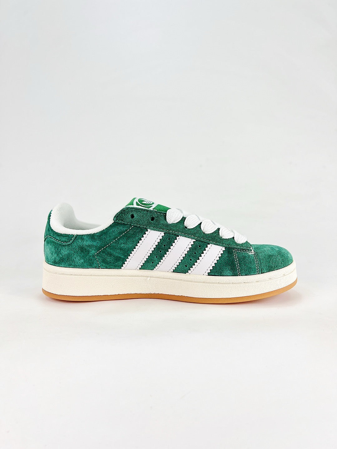 Adidas Campus Retro Suede Casual Skate Sneakers Unisex Dark Green White