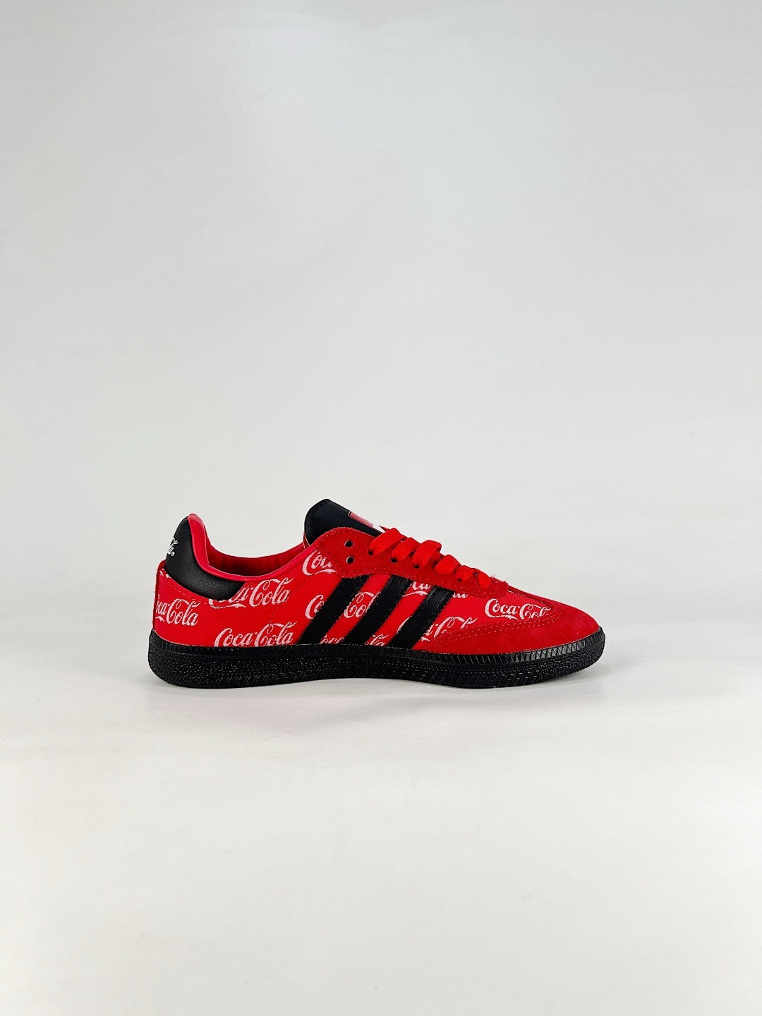 adidas Samba OG Coca-Cola Red Print Sneakers, Unisex Retro Casual Shoes
