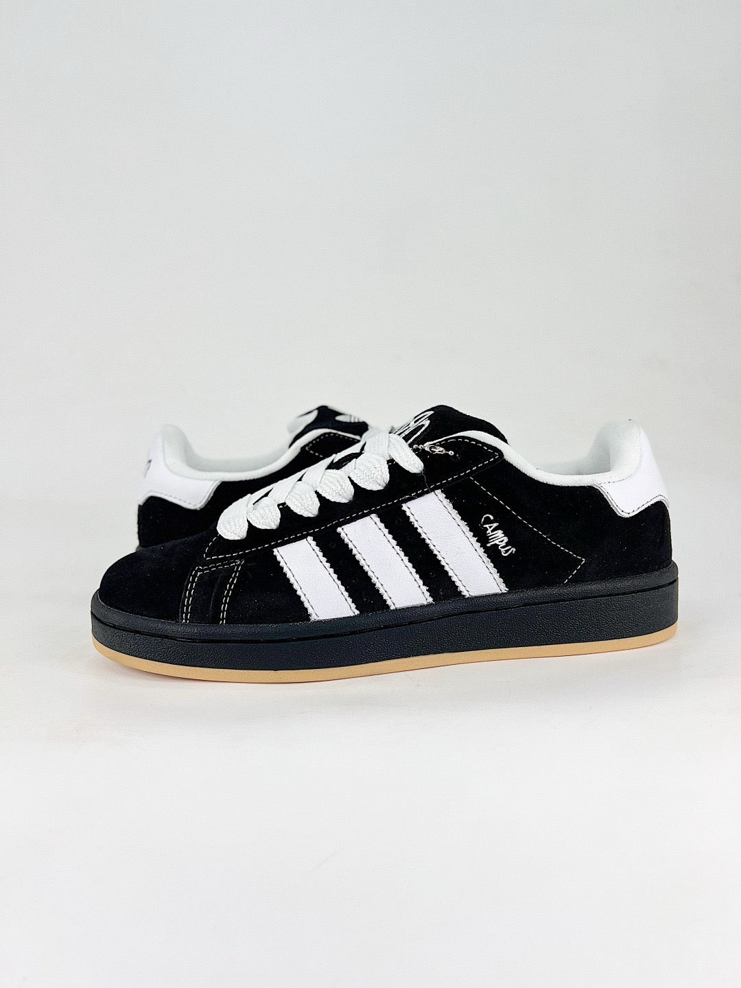 Adidas Campus 00s Retro Skate Shoes Black Suede Classic 3-Stripes Unisex