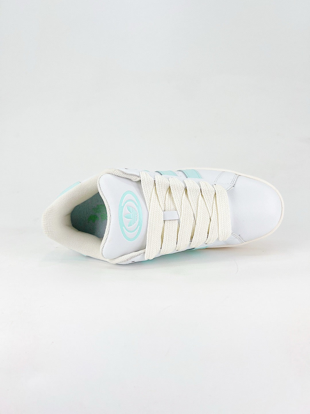 Adidas Campus 00s Unisex Sneakers Off White Mint Green Stripes Gum Sole