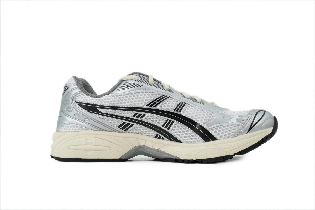 ASICS GEL-KAYANO 14 Unisex Retro Running Shoes Silver Grey&Black