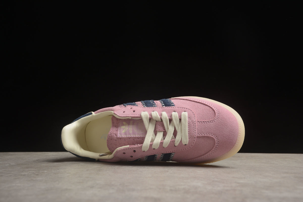 adidas Samba OG Unisex Retro Sneakers Baby Pink Suede Upper