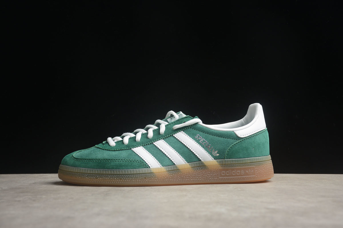 adidas Samba OG Low Top Sneakers Leather Suede Retro Gum Sole Casual Shoes Unisex white/green